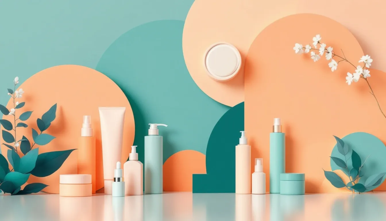 Ilustración conceptual sobre creatividad publicitaria en el sector de belleza y cuidado