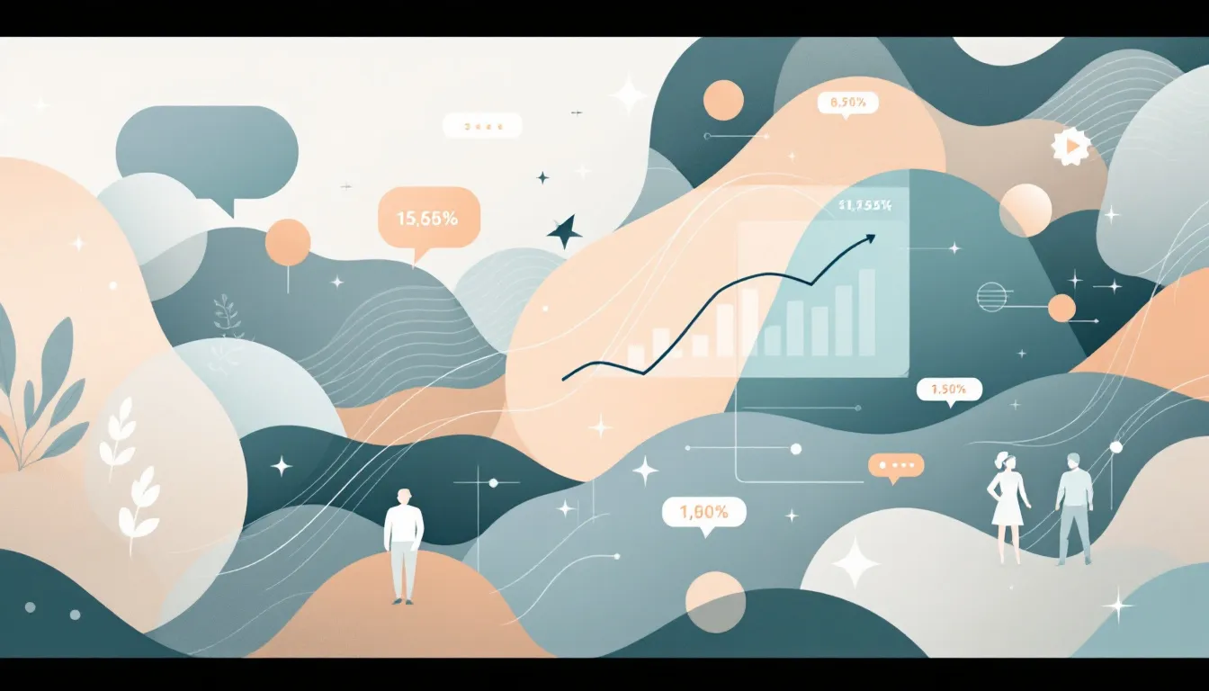 Ilustración conceptual sobre optimización publicitaria basada en valor de cliente mediante machine learning