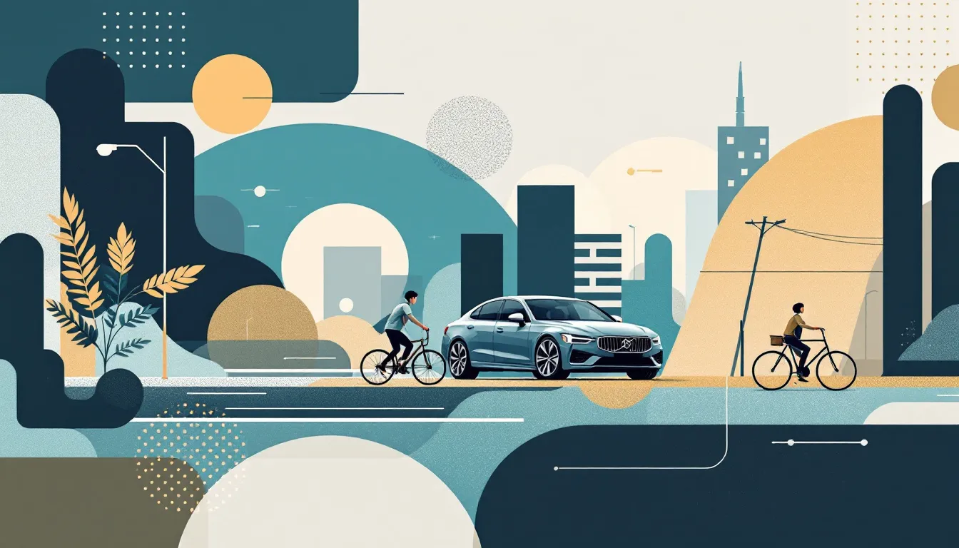 Ilustración conceptual sobre premios de publicidad en el sector de la automoción y la movilidad